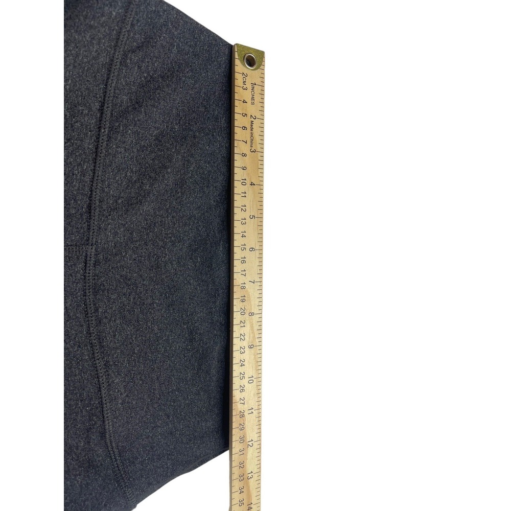 Prana Charcoal Grey High Waist Crop Athletic Leggings Pants‎ Women's Size S - Picture 6 of 8